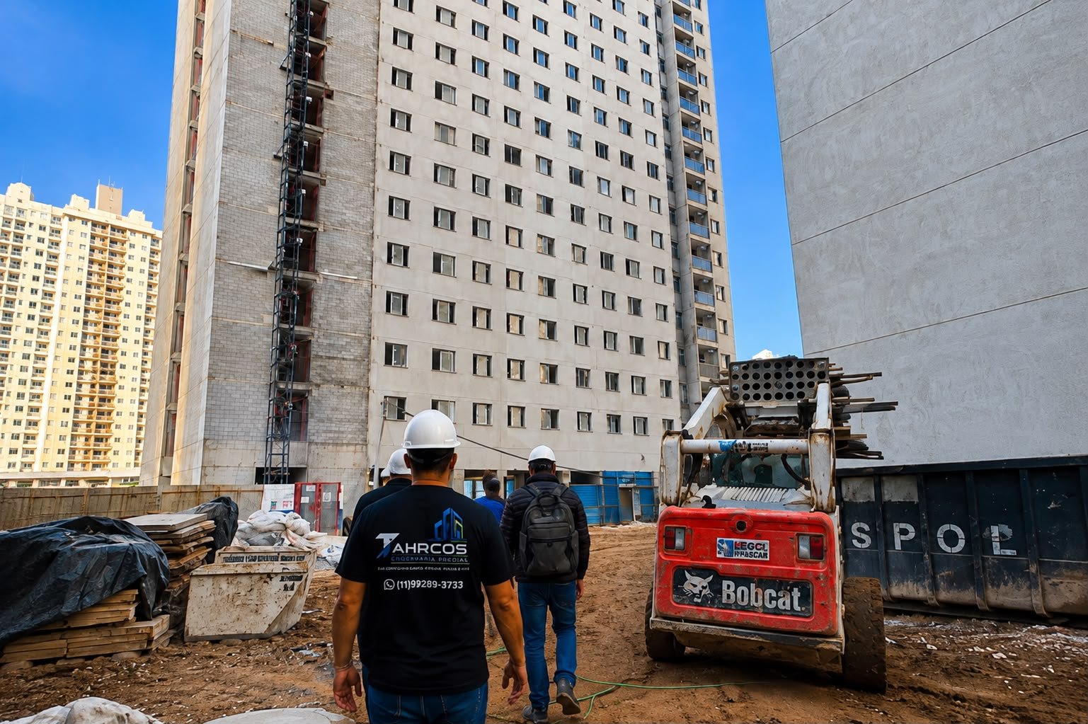 Engenharia TAHRCOS presente em cada etapa da obra